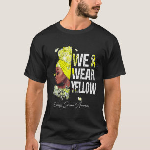 Camiseta Mulheres Negras Vestimos Ewing Amarelo Sarcoma Awa