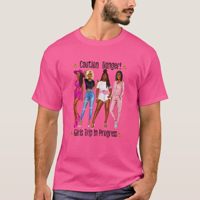 Camiseta Mulheres Negras Viagem Progresso Africano-American (Frente)