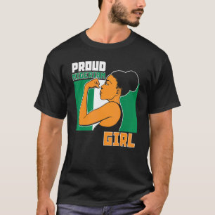 Camiseta Mulheres nigerianas orgulhosas da Nigéria
