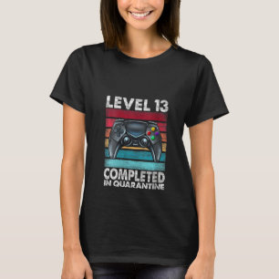 Camiseta Mulheres Nível 13 Concluídas Na 13 Da Quarentena 2