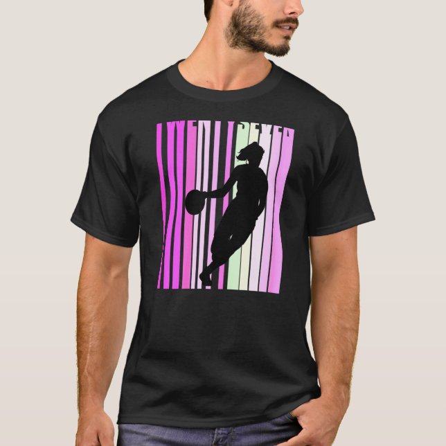 Camiseta Mulheres No Basquete 27.º Aniversário Retro 27 Su (Frente)