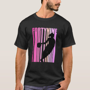 Camiseta Mulheres No Basquete 49º Aniversário Retro 49 Su