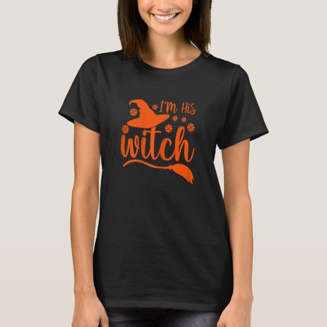 Camiseta Mulheres no Halloween Pickleball Costume Eu sou a  (Frente)