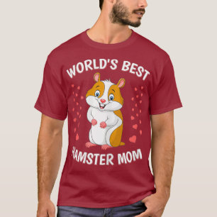 Camiseta Mulheres no mundo Melhor Hamster Mãe Engraçado P