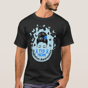 Camiseta Mulheres no T1D Mês de Consciência da Diabetes do