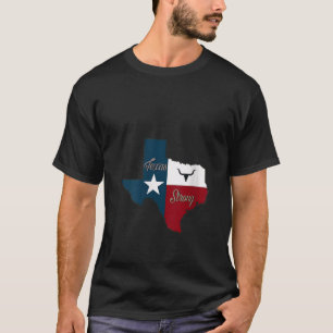 Camiseta Mulheres no Texas Orgulho Forte Como Texas Orgulho
