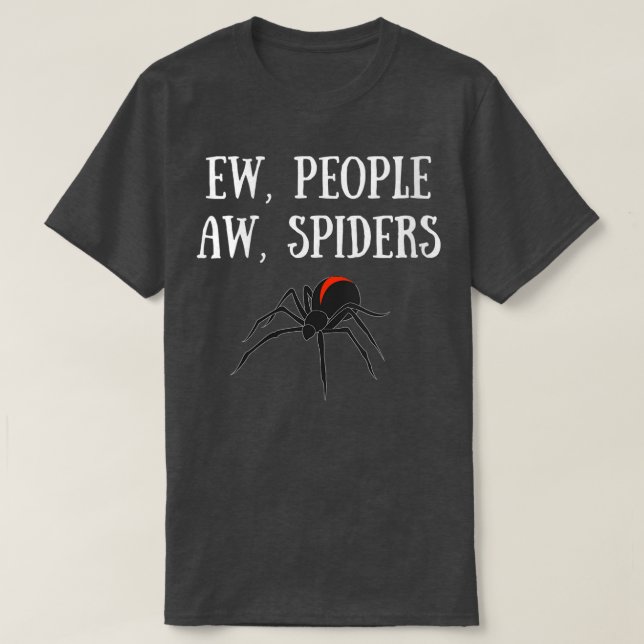 CAMISETA MULHERES NOVAS PESSOAS AW ARANHAS ENGRAÇADAS AMANT (Frente do Design)