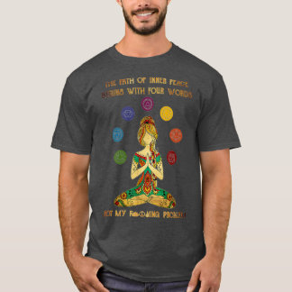 Camiseta Mulheres O Caminho Da Paz Interna Começa Com Quatr