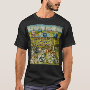 Camiseta Mulheres O Jardim das Delícias Terrenas Hieronymus