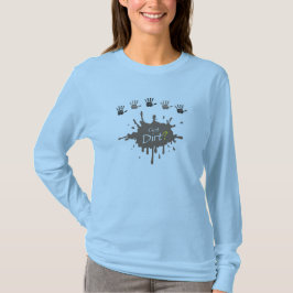 Camiseta Mulheres obtidas a Capa longa da sujeira