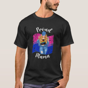 Camiseta Mulheres Orgulho Bissexual Orgulho Orgulho Mãe Org
