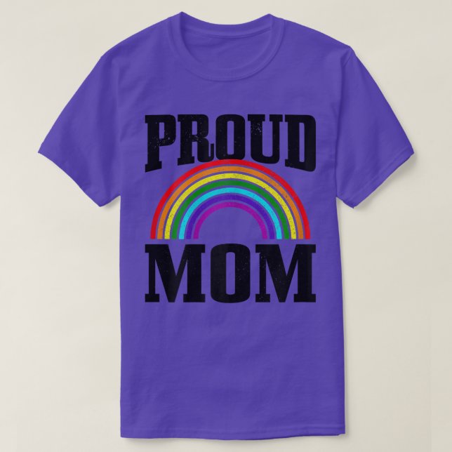 Camiseta Mulheres Orgulho gay Orgulhosas Mãe Mãe Mãe Mãe Pa (Frente do Design)