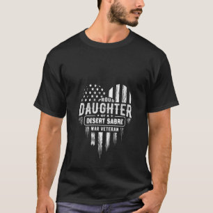Camiseta Mulheres Orgulhosas Filhas Deserto Saber Guerra Pa