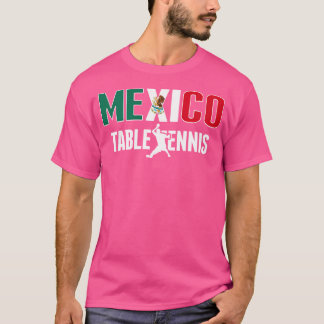 Camiseta Mulheres Orgulhosas México Mesa Tênis Fãs de Jerse