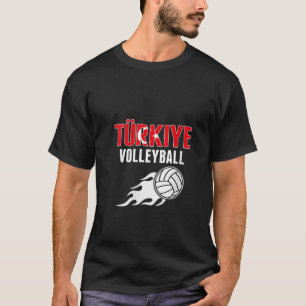 Camiseta Mulheres Orgulhosas T Rkiye Voleibol Fan Jersey Pr