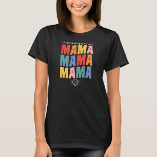 Camiseta Mulheres Orgulhosas Velas De Voleibol Mamãe Para A