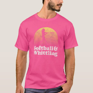 Camiseta Mulheres Ou Meninas De Softball E De Brincadeira
