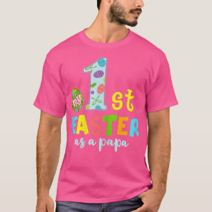 Camiseta Mulheres Papa Pai Gravidez Bebê Revela 1rua Feliz
