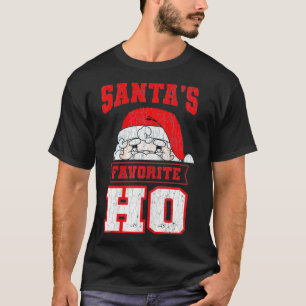 Camiseta Mulheres Papais noeis De Presente De Natal Favorit