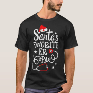 Camiseta Mulheres Papais noeis Favoritas ER PA Natal ER Phy