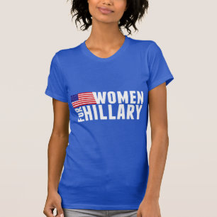 Camiseta Mulheres para Hillary