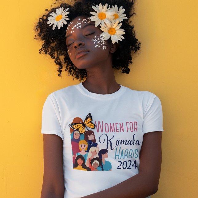 Camiseta Mulheres para Kamala Harris 2024 Eleição feminina (Criador carregado)