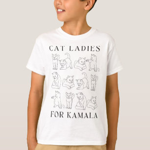 Camiseta Mulheres Para Kamala Madam Presidente Para O Povo