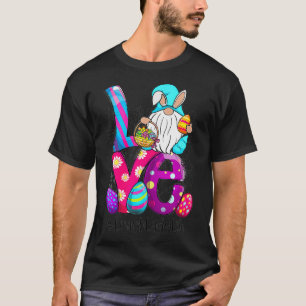 Camiseta Mulheres Páscoa Dia Gnomo Amor Almoço Senhora Co