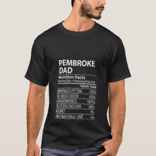 Camiseta Mulheres Pembroke Pai Nutrição Fala Engraçado Pemb