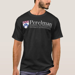 Camiseta Mulheres Penn Quakers Escola Roupa Perelman de Med