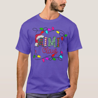 Camiseta Mulheres personalizadas de Natal Mimi Claus Xmas L