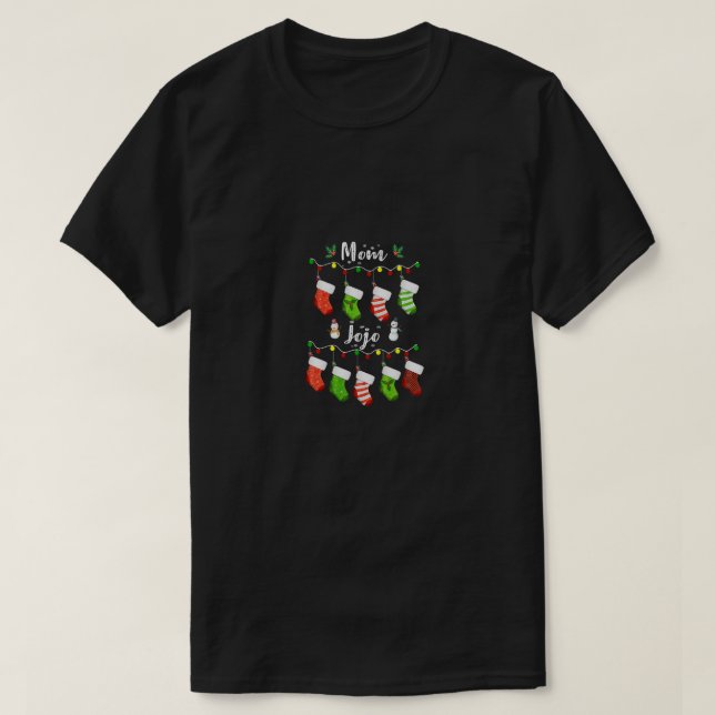 Camiseta Mulheres Personalizadas Mãe Jojo Natal Presente -  (Frente do Design)