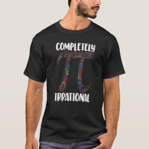 Camiseta Mulheres Pi Completamente Irracionais, Mathletic L