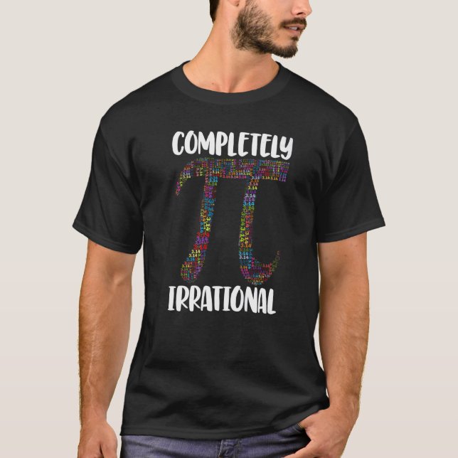 Camiseta Mulheres Pi Completamente Irracionais, Mathletic L (Frente)