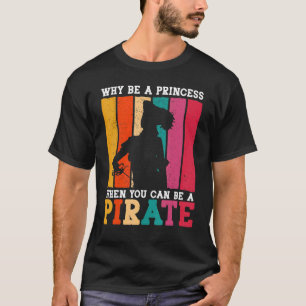 Camiseta Mulheres Piratas Que Dizem Por Um Lado De Um Carib
