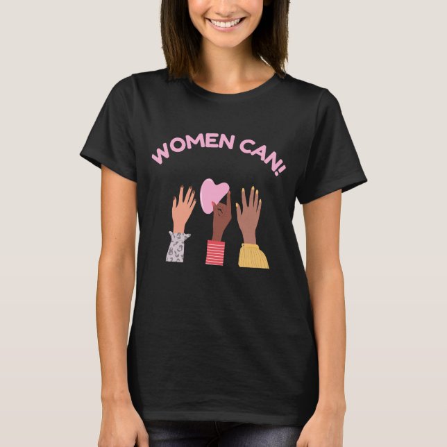 Camiseta Mulheres Podem Feminista (Frente)