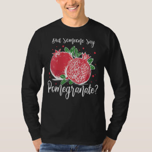 Camiseta Mulheres Pomegranadas Juice Seeds Fruta Flor P