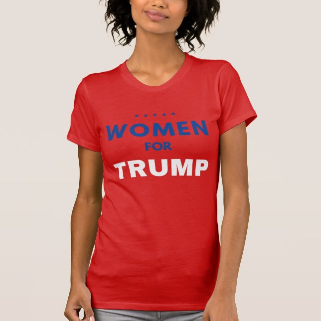 Camiseta Mulheres Por Trump (Frente)