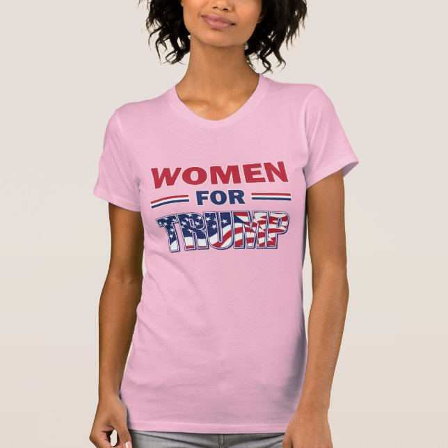 Camiseta Mulheres por Trump (Frente)