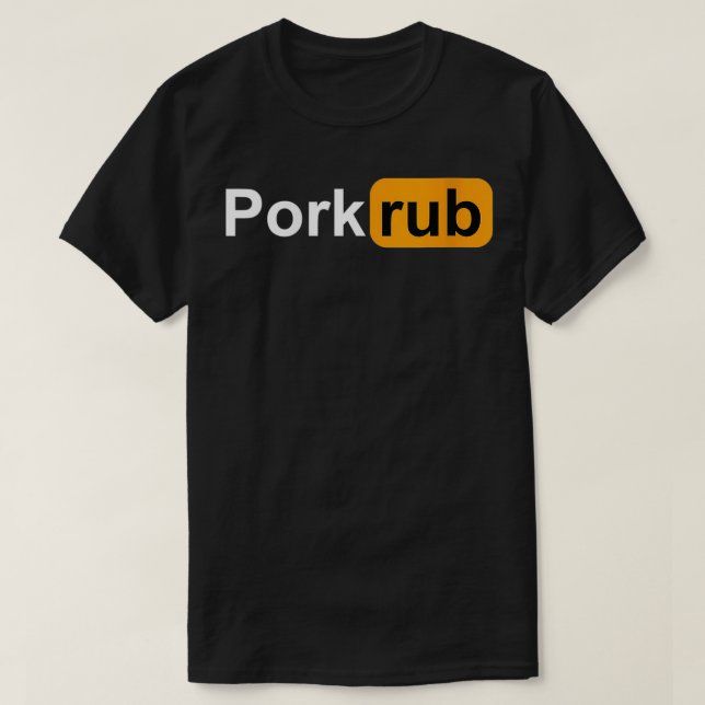 Camiseta Mulheres Pork Rub, CHURRASCO Engraçado, Barbecue V (Frente do Design)
