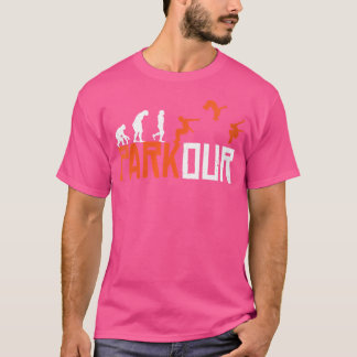 Camiseta Mulheres praticantes de Parkour Parkour Parcouring
