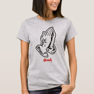Camiseta Mulheres Praying das mãos