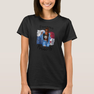 Camiseta Mulheres Princesa Panamenha Africana Do Panamá Bla