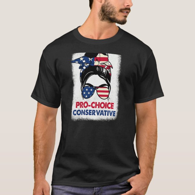 Camiseta Mulheres Pró Escolha Feminina Conservadora Reprodu (Frente)