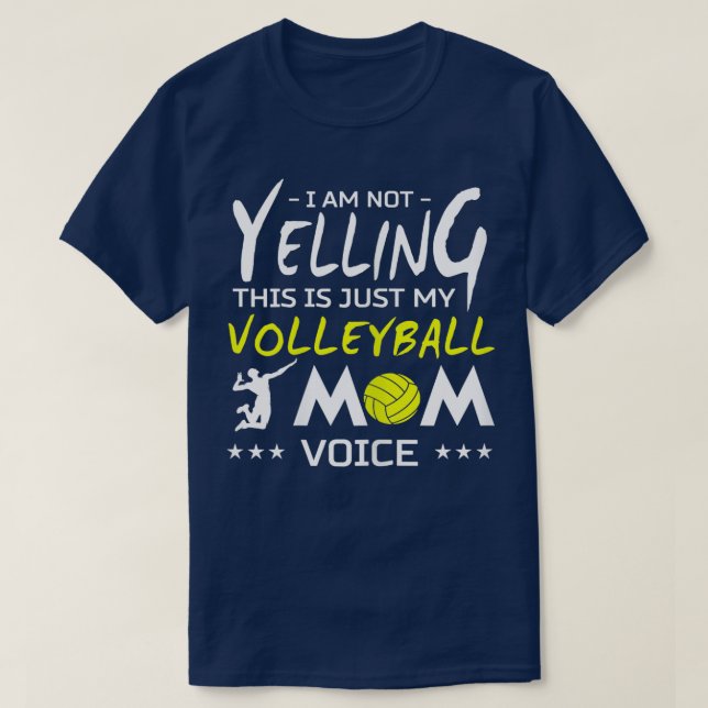Camiseta Mulheres Projetam VoleibolNão Gritando Isto É Só O (Frente do Design)