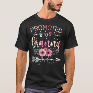 Camiseta Mulheres Promovidas À Avó 2022 Nova Avó Engraçada