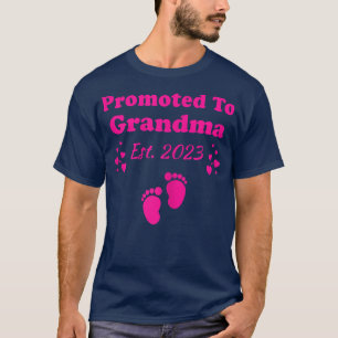 Camiseta Mulheres Promovidas À Avó 2023 Anunciam Gravidez