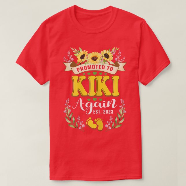 Camiseta Mulheres Promovidas A Kiki Novamente No Leste (Frente do Design)