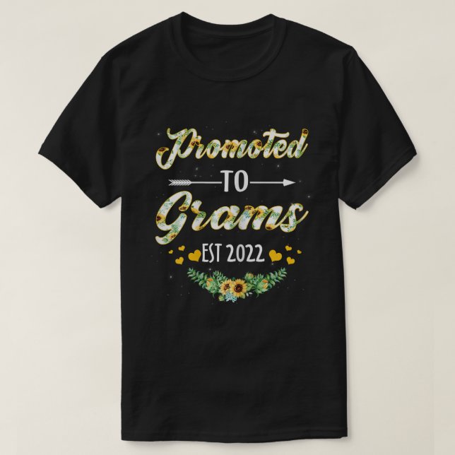 Camiseta Mulheres Promovidas Para Grams No Pe De 2022, Engr (Frente do Design)