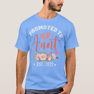 Camiseta Mulheres Promovidas Para Tia Da Tia Do Ano Passado
